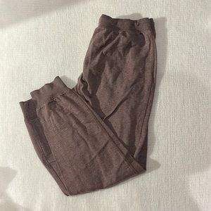 purple H+M joggers